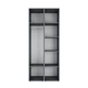 Шкаф распашной комбинированый №13 Light 800x500x2200 Графит серый (GALTK0137000000) - изображение 2