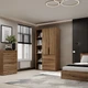 Шкаф распашной комбинированый №7 Light 1200x500x2200 Дуб эвок прибрежный (GALTK0710000000) - изображение 3