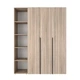Шкаф распашной комбинированый №16 Light 1600x500x2200 Дуб сонома светлый (GALTK01613000000) - изображение 1
