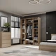 Шкаф распашной комбинированый №16 Light 1600x500x2200 Дуб сонома светлый (GALTK01613000000) - изображение 4