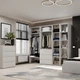 Шкаф распашной комбинированый №14 Light 2400x500x2200 Белый брилиант (GALTK0141000000) - изображение 4
