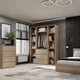 Шкаф распашной комбинированый №9 Light 1600x500x2200 Дуб сонома светлый (GALTK0913000000) - изображение 4