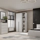 Шкаф распашной комбинированый №11 Light 1200x500x2200 Белый брилиант (GALTK0111000000) - изображение 3