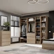 Шкаф распашной комбинированый №14 Light 2400x500x2200 Дуб сонома светлый (GALTK01413000000) - изображение 4
