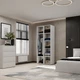 Шкаф распашной комбинированый №13 Light 800x500x2200 Белый брилиант (GALTK0131000000) - изображение 4