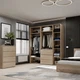 Шкаф распашной комбинированый №4 Light 2000x500x2200 Дуб сонома светлый (GALTK0413000000) - изображение 4