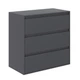 Комод 3 Light 790x800x420 графит (GALT01070000000) - изображение 1