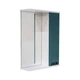 Зеркало с шкафчиком Poli 550x720x180 Белый/Зеленый лёд 55 R (GAА0051248) - изображение 1