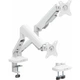 Кріплення настільне для двох моніторів OfficePro 17-35" White (MA442W) - зображення 1