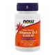 Витамин Д-3, Vitamin D-3, Now Foods, высокоэффективный, 125 мкг (5000 МЕ), 120 гелевых капсулNOW-00372 - изображение 1