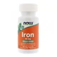 Железо, Iron, Now Foods, 18 мг, 120 вегетарианских капсул NOW-01443 - изображение 1