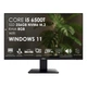Комплект монитор+ неттоп HP/MSI EliteDesk 800 G3 s1151 Монитор 27" Core i5-6500T/ DDR4 8GB/ SSD256GB M.2/ Wi-Fi Black Мини ПК - Б/У - изображение 1