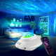 Ночник-проектор звездного неба UFO Aurora 3 в 1 с Bluetooth-динамиком и таймером Белый Б/В - изображение 2