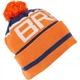 Шапка Brain с помпоном 58 Blue/orange - изображение 3