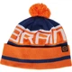 Шапка Brain с помпоном 58 Blue/orange - изображение 4