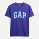 Футболка бавовняна довга чоловіча GAP 991606581 L Фіолетова (1159850145) - зображення 3