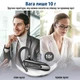 Беспроводная bluetooth гарнитура New Bee LC-B45 с шумопоглощением Black - изображение 6