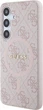 Etui plecki Guess 4G Collection Leather Metal Logo MagSafe do Samsung Galaxy S24 Pink (GUHMS24SG4GFRP) - obraz 3