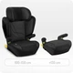 Дитяче автокрісло MoMi MEI Black Isofix бустер для дітей ростом 100-150 см широке автокрісло з ізофікс автокрісло бустер дитяче Isofix для авто крісло в авто для дітей бустер дитячий - зображення 6