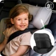 Дитяче автокрісло MoMi MEI Black Isofix бустер для дітей ростом 100-150 см широке автокрісло з ізофікс автокрісло бустер дитяче Isofix для авто крісло в авто для дітей бустер дитячий - зображення 13