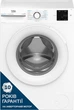 Стиральная машина Beko BM1 WFSU 36243 WW, фронтальная, узкая, 44,6 см, 6 кг, 1200 об/мин, класс C (A+++)/A/B , 15 программ, инверторный, пар, дисплей, белый c белый люком - изображение 1