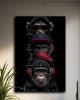 Картина на подарунок три горили - Gangster Monkey - 40х60 см - изображение 2