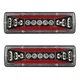 Світлодіодний ліхтар задній LED 12V 30×9 см (стоп, габарит, поворотник, задній хід) комплект 2 шт - зображення 1