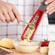 Терка кухонная ручная двусторонняя для сыра шоколада и цедры лимона из нержавеющей стали 28.5 см Красный - изображение 2