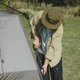 Намет чотиримісний Naturehike Cape Series 5.2 CNK2450WS037, сіро-коричневий - зображення 8