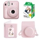 Набор камера моментальной печати Fujifilm Instax Mini 12 Rose + чехол + фотопленка 20 шт + фотоальбом 64 - изображение 1