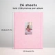 Фотоальбом для фотографій Instax Mini Fuji на 208 кадри тканевий рожевий FujiFilm з чорними вкладишами для mini 12 11 41 99 evo link 40 90 9 8 link3 - зображення 3