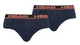 Трусы-брифы Head BOXER BRIEF 2P синий, оранжевый Мужчины S - изображение 1