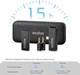 Беспроводной микрофон Godox MoveLink Mini LT Kit 1 для iPhone и iPad петличка Lightning - изображение 8