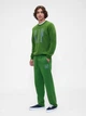 Спортивные штаны утепленные мужские GAP 420874641 XL Зеленые (1159856346) - изображение 3
