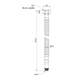 Гнучка підводка для води Thermo Alliance Standart М10 150 см (пара) SD396W150 - зображення 2