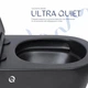 Унитаз подвесной Qtap Scorpio Ultra Quiet безободковый с сиденьем Soft-close MATT BLACK QT14332380AMB - изображение 5
