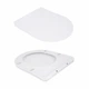 Унитаз подвесной Qtap Robin Mew безободковый с сиденьем Soft-close QT13332381АSW - изображение 8