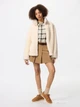 Полушубок женский Uniqlo 357177128 S Молочный (1159852027) - изображение 3
