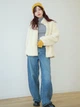 Полушубок женский Uniqlo 357177128 S Молочный (1159852027) - изображение 5