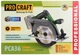 Пила дисковая аккумуляторная Procraft PCA36 (030366) - изображение 15