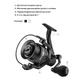 Катушка Brain Scout SE-B 4000S 8+1BB Black - изображение 7