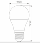 Лампа A60e 12W E27 4100К 220V LED Videx - изображение 2