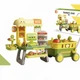 Игровой набор Super Market 2-в-1: тележка для покупок + кассовый аппарат (зеленый) - изображение 1