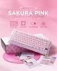 Клавиатура Беспроводная Gravastar Mercury K1 Sakura Pink Игровая Механическая. 2.4G/Bluetooth/Кабель. АЛЮМИНИЕВЫЙ Корпус. Hot-Swap. Батарея 8000mAh. RGB Подсветка Корпуса. Kailh Cherry Pink - изображение 3