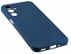 Чохол Silicone Case для Samsung Galaxy A16 / A165 бампер Soft Touch з мікрофіброю темно-синій - зображення 2