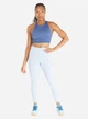 Спортивные леггинсы высокие женские Reebok 2M WOR Seamless HD4151 XS Голубые (4065423334558) - изображение 9