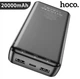 USB Tipe-C Power Bank Hoco 20000mah Компактний повербанк для телефону планшета роутера J100A Black - зображення 1