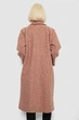 Пальто жіноче без підкладки, колір пудровий, 5XL-6XL, 257R99 - зображення 4