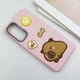 Чехол Накладка CaseIT Leather Toys для Samsung Galaxy A16 4G/5G Capybara / Pink - изображение 2