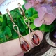 Сережки Xuping Jewelry довжина 4.8см ширина 1см медичне золото позолота 18К с1577 - зображення 2